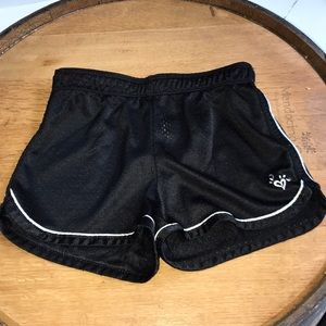 Justice black shorts in perfect condition kids 8